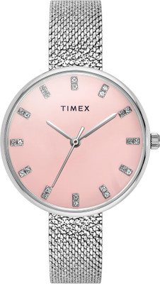 TIMEX TWEL21500 TIMEX Pink Round Dial Analog Watch  - For Women
