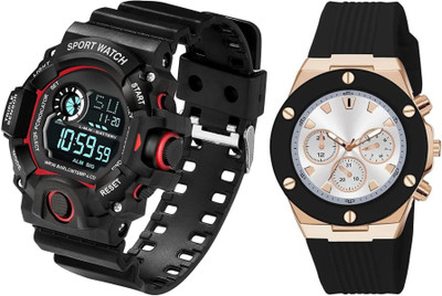exactor Premium Stylish Casual & Formal Wear Watch Analog-Digital Watch  - For Men & Women