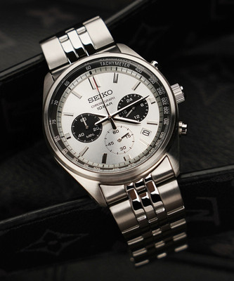 Seiko Seiko Men's Chronograph Quartz Silver Watch SSB425P1 Analog Watch  - For Men