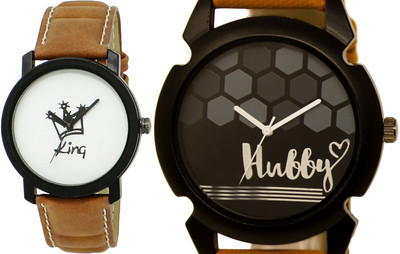TVILLA White-Black King MZ-LR18 Analog Watch  - For Men