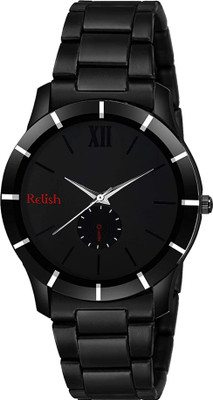RELish Black Collection Unique and Classy Look Analog Watch  - For Girls