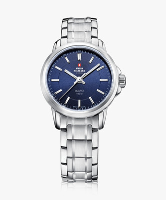 Swiss Military by Chrono SM34040.03 Swiss Made Blue Dial Analog Watch  - For Women
