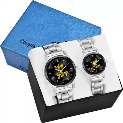 house of common Queen-King Analog Couple Watch Analog Watch  - For Couple