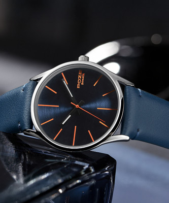 SONATA Poze Men Analog Blue Dial Blue Strap Analog Watch  - For Men