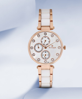 Titan NP95062WD02 Ceramics Analog Watch  - For Women