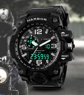 Harbor 1155 Sporty multifunction watch with chic design Analog-Digital Watch  - For Men