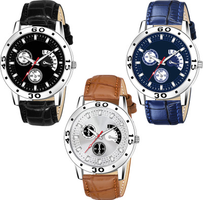 Varni Venture Premium Design Analog Watch with Leather Strap Analog Watch  - For Boys