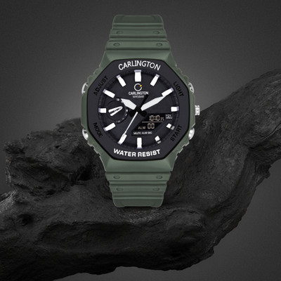 Carlington CT 3322 Green Endurance Series Analog-Digital Watch  - For Men & Women