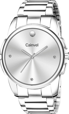 CAINVEL CV7732 Silver Chain Silver Plain Dial Analog Watch  - For Men