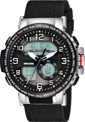 Harbor 1001_BLACK Premium High Quality Comfortable and Attractive Sport Digital Men Watch Analog-Digital Watch  - For Men