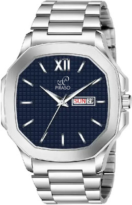 PIRASO PIRASO Day & Date Functioning Square Dial Analog Watch For Men & Boy Analog Watch  - For Men