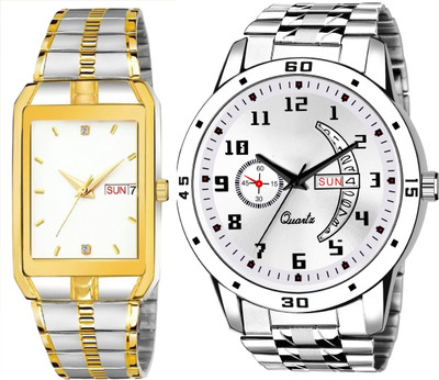 Caihong TT-White-SLV-19 Analog Watch  - For Men
