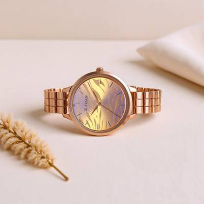 Titan Purple Secluded Analog Watch  - For Women