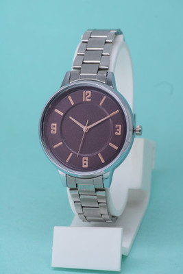 ZANZEER Best Quality Colorful Round Dial Fancy Stainless Steel Belt Best Quality Colorful Round Dial Fancy Stainless Steel Belt Analog Watch  - For Girls