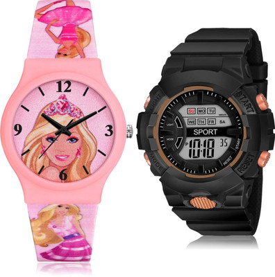 TIMOXIDE CM722-DG33 Analog-Digital Watch  - For Girls