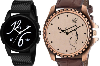 TVILLA Black Professional Look MZ-LR61 Analog Watch  - For Men