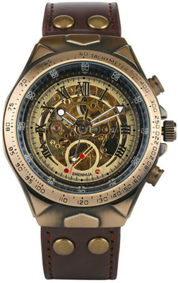 Olmeca Treasured Object d'art Artistic Value Elegance Knows No Gender: Unisex Skeleton Automatic Mechanical Watches Analog Watch  - For Men & Women