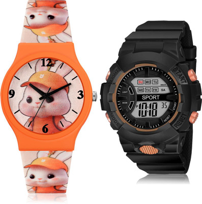 TIMETRANSELEVATE CM711-DG33 Analog-Digital Watch  - For Boys