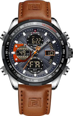 NAVIFORCE New sporty and professional digital and analog attractive Analog-Digital Watch  - For Men