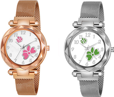 Csamon 315 Maganet Designer Fashion Wrist Analog Watch  - For Girls