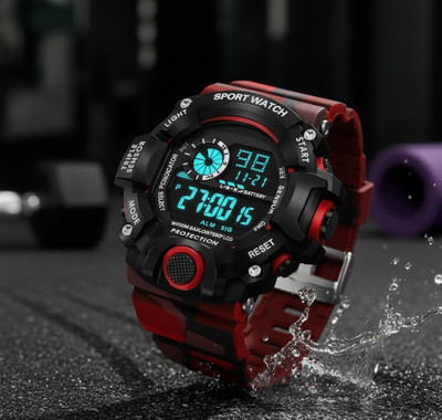 Moover Waterproof Digital Sports Watch Multi-Functional Display,WristWatch for Boys&Men Analog-Digital Watch  - For Boys