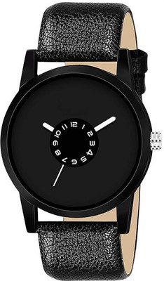 Dr Creative Classic and Trendy Black Stylish Dial Leather Belt Watch PAIDU Analog Watch  - For Men