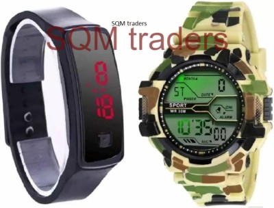 SQM TRADERS Digital Watch  - For Men