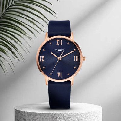 TIMEX 3Hands, Blue Dial Analog Watch  - For Women