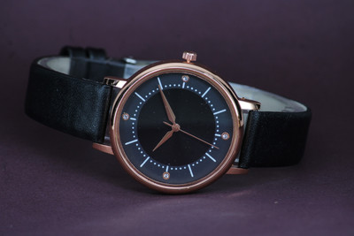 DONGA Leather Strap Structure Dial Design Beautiful Watches Leather Strap Structure Dial Design Beautiful Watches Analog Watch  - For Girls