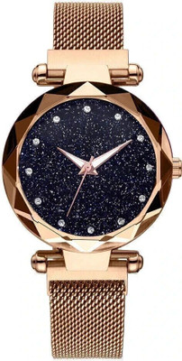 SHURAI golden watch for girls Fashion Mysterious Lady Fab for girls & women Analog Watch  - For Girls