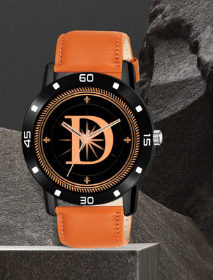 RobinXX ALPHA-D-AVO-BLK-TEN-PL-1 Alpha Heritage Collection D Black Strap Watch for Man & Boys Analog Watch  - For Men