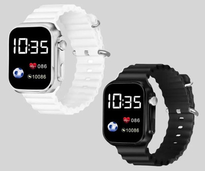 house of common Digital Watch- LED Luxurious Fashion Silicone Digital Watch (Not smart watch) Digital Watch  - For Boys & Girls