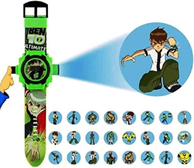 Amience Ben 10 Projector Watch - 24-Image Digital Watch  - For Boys & Girls
