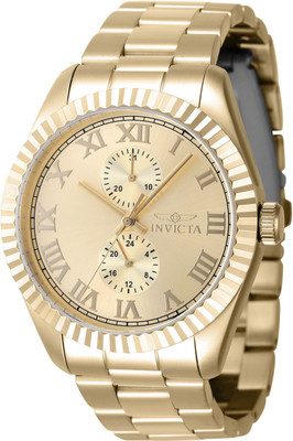 INVICTA 47431 Quartz Gold Dial Analog Watch  - For Men