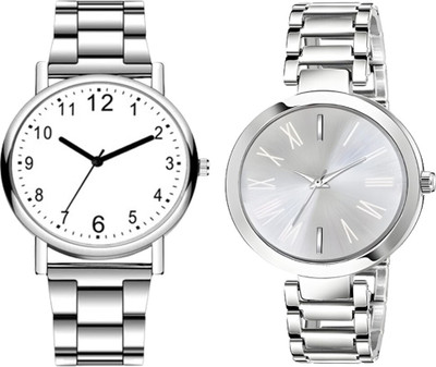 ETLIS Classic Perfect Pair Combo Classic Perfect Pair Combo Analog Watch  - For Couple