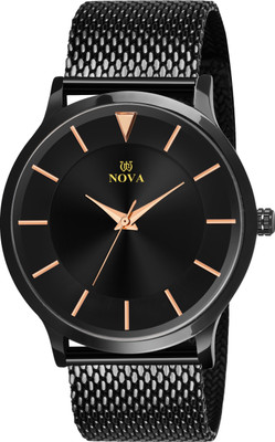 NOVA Black Series Analog Watch  - For Men