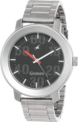 Giomex 3121SM02 Black Silver Chain Premium Addition Analog Watch  - For Men