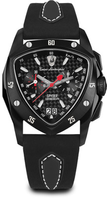 Tonino Lamborghini TLF-A13-5 New Spyder Swiss Made Black Dial Analog Watch  - For Men