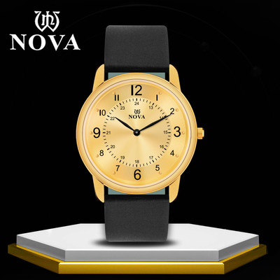 NOVA Golden watch Premium Slim Series Analog Watch  - For Men