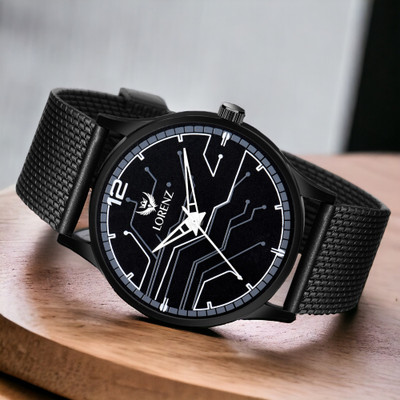 LORENZ MK-3057K Lorenz Casual Black Dial Analog Watch for Men | Watch for Boys- 3057K Analog Watch  - For Men