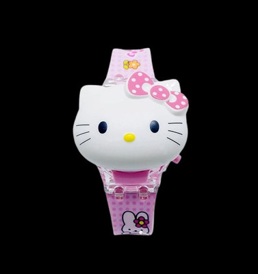 SHREESHAYAMTRADER Hello Kitty Watch For Grils Digital Watch  - For Girls