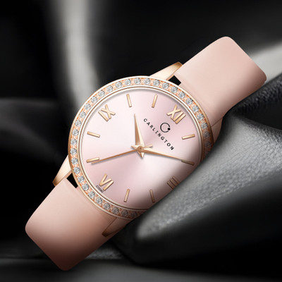 Carlington CT 2042 Pink Carlington Iconic Series Premium Ladies Wrist Watches Analog Watch  - For Women