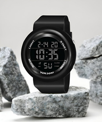 SHURAI 115_Round Ring_5 6 Months Warranty Men Wrist Sport with Alarm Feature Digital Watch  - For Boys