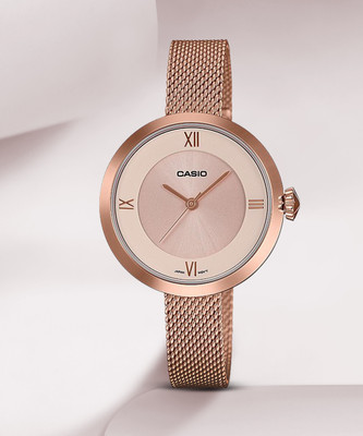 CASIO LTP-E154MPG-4ADF Enticer Ladie Analog Watch  - For Women