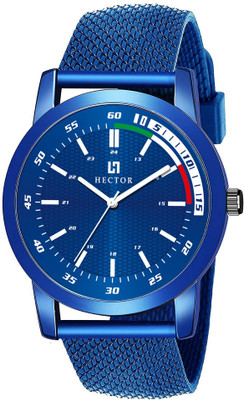 Hector HECTOR Multicolor Blue Designer Analog Watch For Men HC11 Fearless Design Analog Watch  - For Men