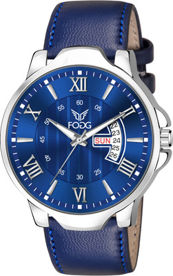 FOGG 1164-Blue Day and Date Display Analog Watch  - For Men
