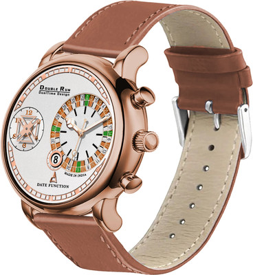 DoubleRun Analog Watch  - For Men