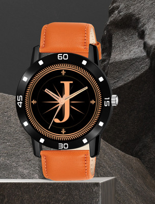 Red Robin ALPHA-J-AVO-BLK-TEN-PL-1 Alpha Heritage Collection J Black Strap Watch for Man & Boys Analog Watch  - For Men