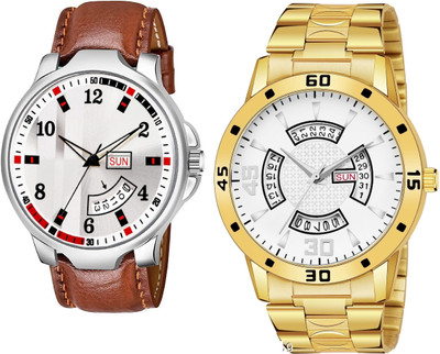 Caihong BRN-8-AND-GOLD-22 Analog Watch  - For Men