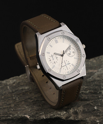 French Accent The Torque Compass Round Watch Analog Watch  - For Men